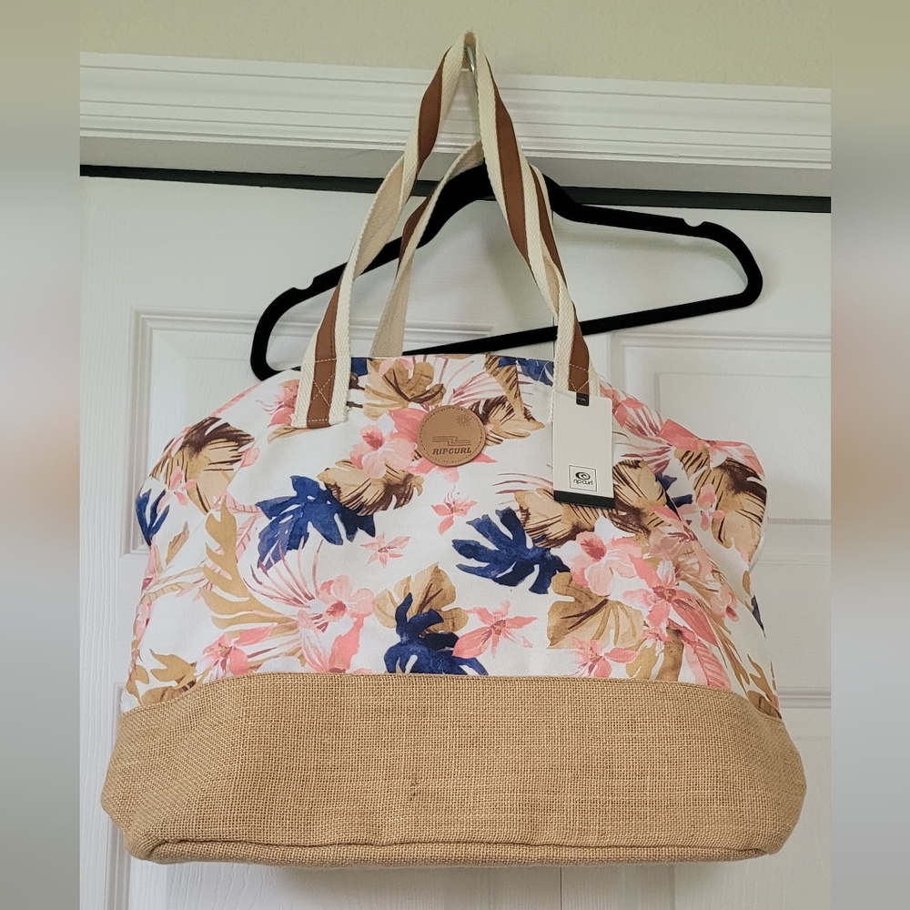Rip Curl Tropical Tote with Tan Accents